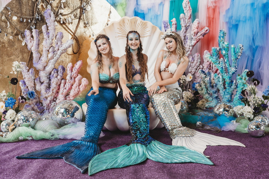 Mermaid on land